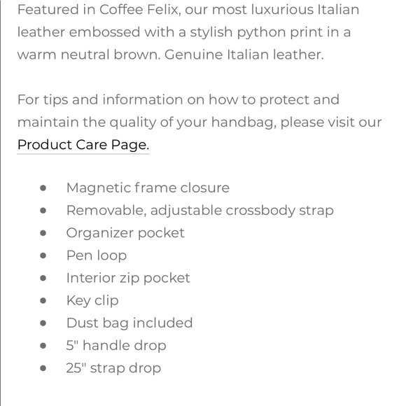 Brahmin mini Layla in Coffee Felix - Picture 12 of 13